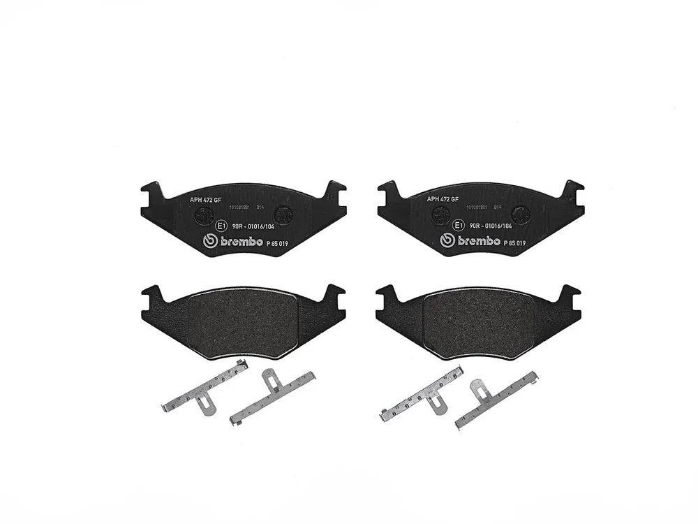 Sada brzdových destiček, kotoučová brzda BREMBO P85019