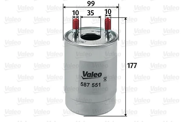 Palivový filtr VALEO 587551