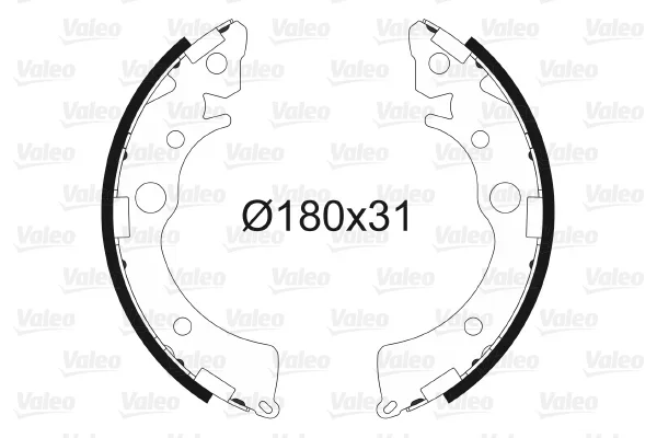 Brzdové čelisti Starline BC06980 Brzdové čelisti Starline BC06980