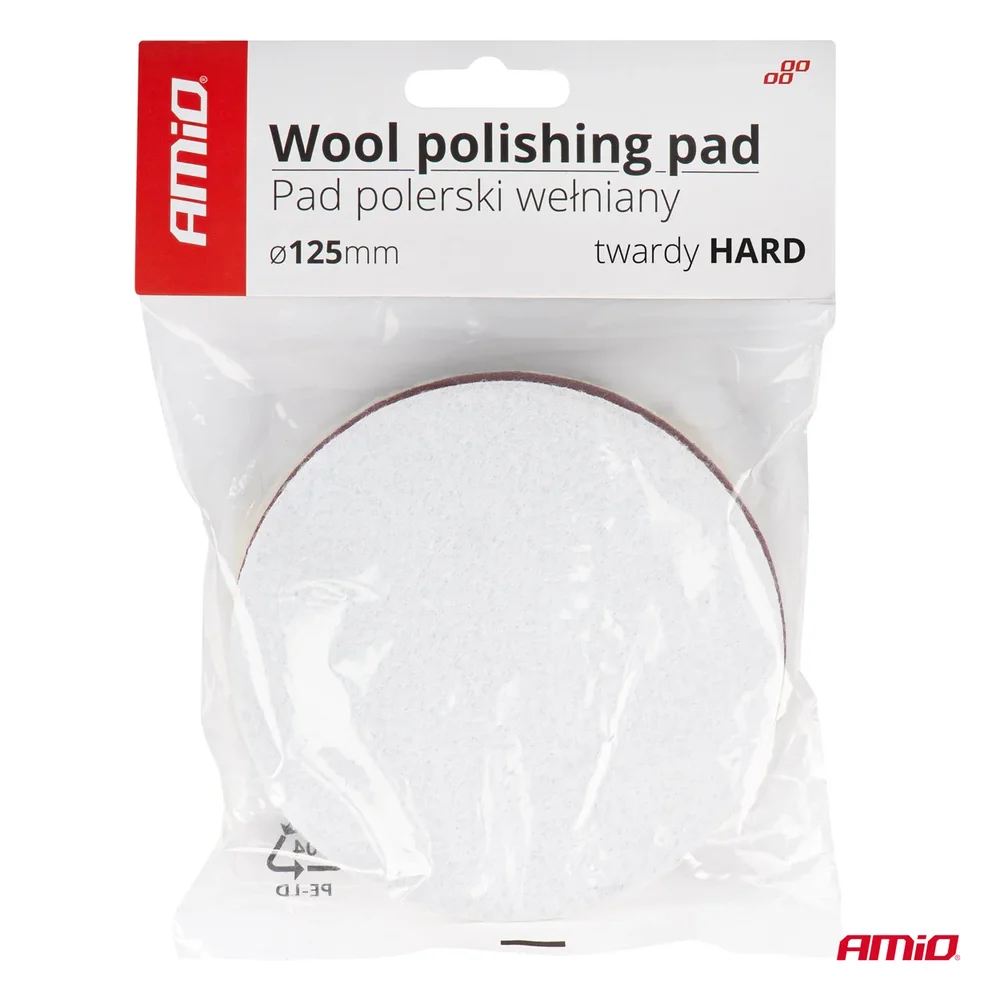 Leštící kotouč vlněný 125mm AMIO-03706 - Obrázek 3