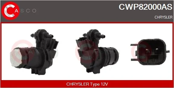 Vodní čerpadlo ostřikovače, čistění skel CASCO CWP82000AS Vodní čerpadlo ostřikovače, čistění skel CASCO CWP82000AS