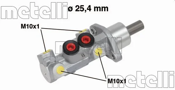 Hlavní brzdový válec METELLI 05-0604 – OE 7D0611019A