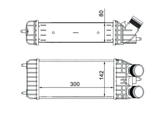 Chladič turba MAHLE CI210000S – OE 0384N8
