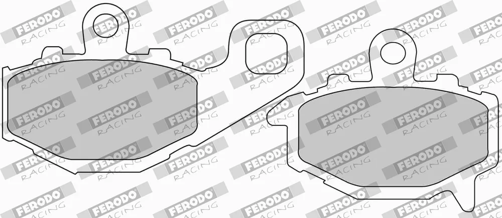 Sada brzdových destiček, kotoučová brzda FERODO RACING FDB2012P