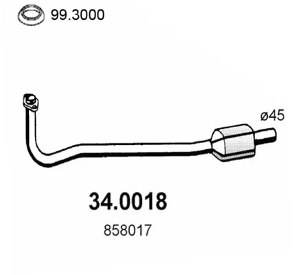 Katalyzátor STARLINE 99.40.700 Katalyzátor STARLINE 99.40.700