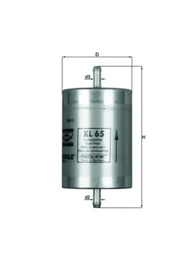 Palivový filtr KNECHT KL65