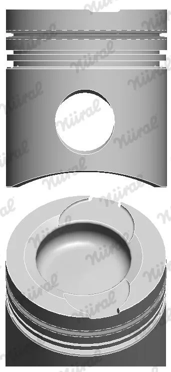 Píst NÜRAL 87-283100-00 – OE 51.02501-7621 Píst NÜRAL 87-283100-00 – OE 51.02501-7621