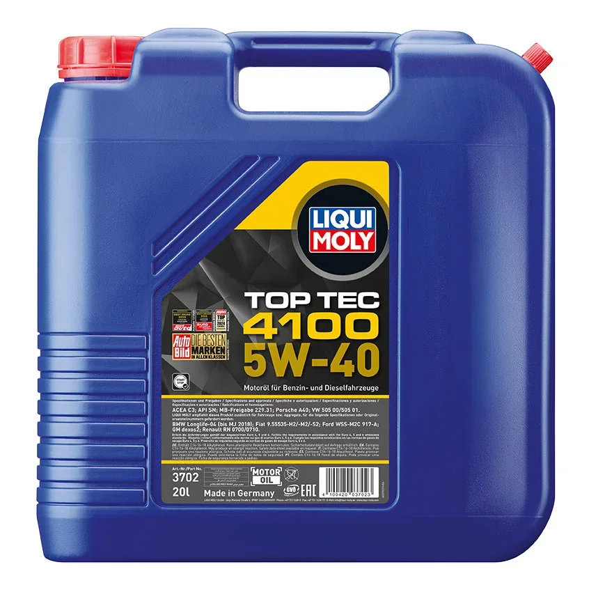 Motorový olej top tec 4100 5w-40 LIQUI MOLY 3702