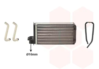 Vymenik tepla, Vnitrni vytapeni VAN WEZEL 40006088