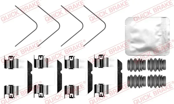 Sada příslušenství, obložení kotoučové brzdy QUICK BRAKE 109-0102 Sada příslušenství, obložení kotoučové brzdy QUICK BRAKE 109-0102