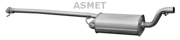 Stredni tlumic vyfuku ASMET 07.154 Stredni tlumic vyfuku ASMET 07.154