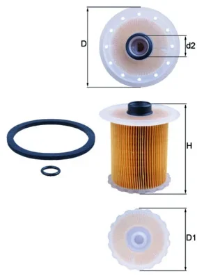 Palivový filtr MAHLE KX81D