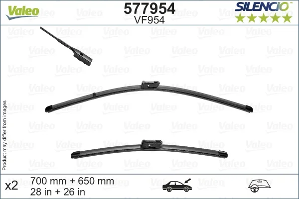 List stěrače VALEO 577954