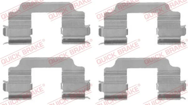 Sada prislusenstvi, oblozeni kotoucove brzdy QUICK BRAKE 109-1709 Sada prislusenstvi, oblozeni kotoucove brzdy QUICK BRAKE 109-1709