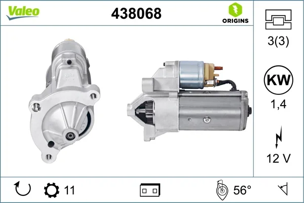 Startér VALEO 438068