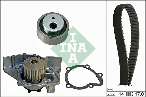 Vodni pumpa + sada ozubeneho remene Schaeffler INA 530025830