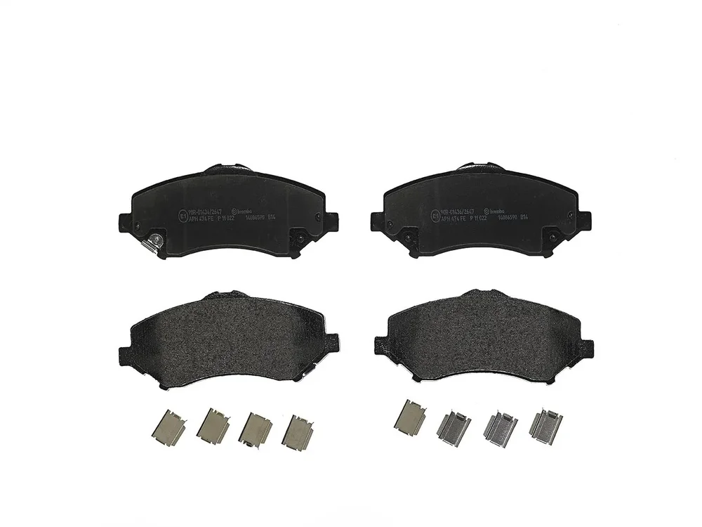 Sada brzdových destiček, kotoučová brzda BREMBO P11022