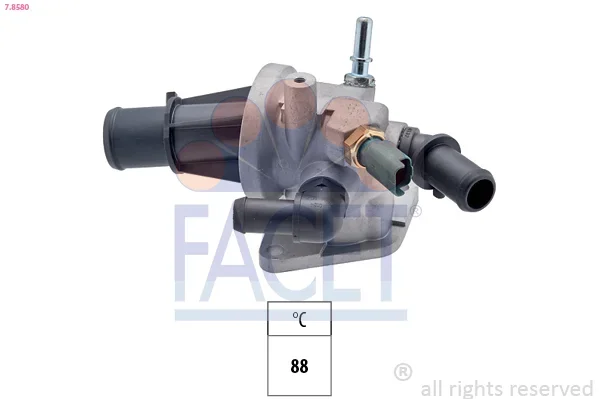 Termostat, chladivo FACET 7.8580 Termostat, chladivo FACET 7.8580