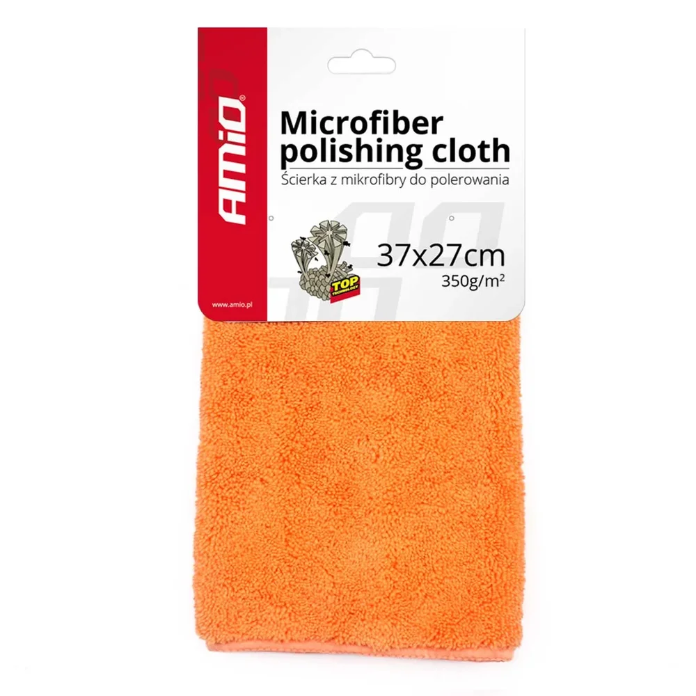 Utěrka na leštění z mikrovlákna 37x27cm 350g/m2 AMIO 01047 Utěrka na leštění z mikrovlákna 37x27cm 350g/m2 AMIO 01047
