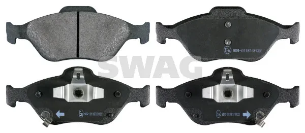 Sada brzdových destiček, kotoučová brzda SWAG 33106452