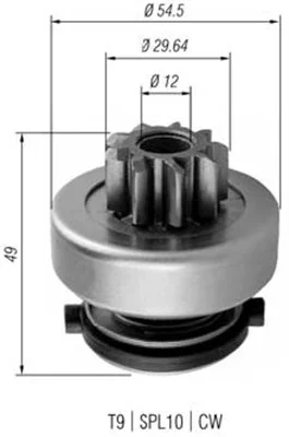 Pastorek, startér MAGNETI MARELLI 940113020354 Pastorek, startér MAGNETI MARELLI 940113020354