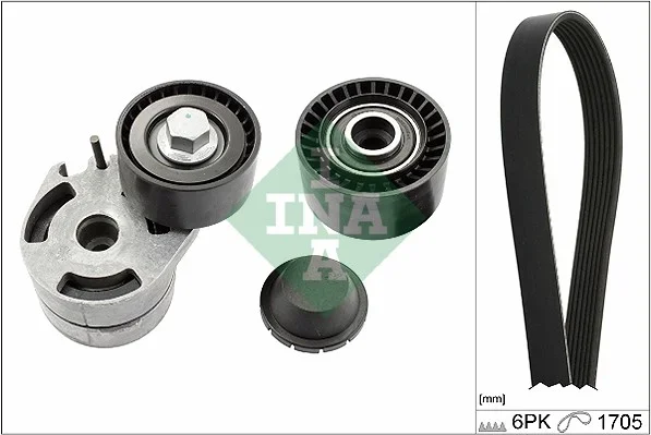 Sada zebrovanych klinovych remenu Schaeffler INA 529001210