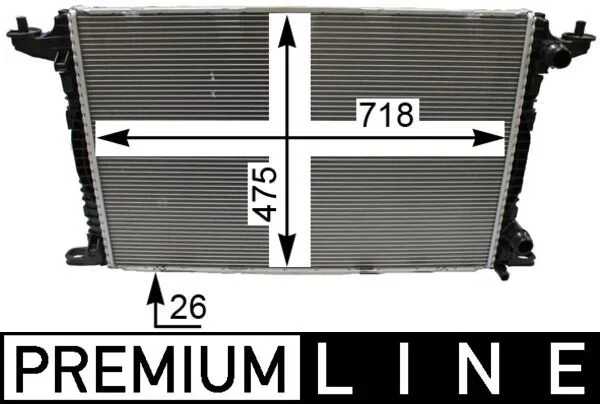 Chladič, chlazení motoru MAHLE CR2179000P