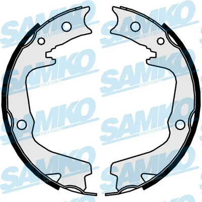 Sada brzdových čelistí, parkovací brzda SAMKO 81031 – OE 266947G010