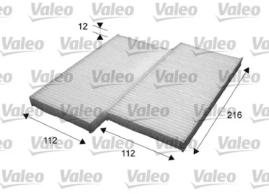 Filtr, vzduch v interiéru VALEO 715639