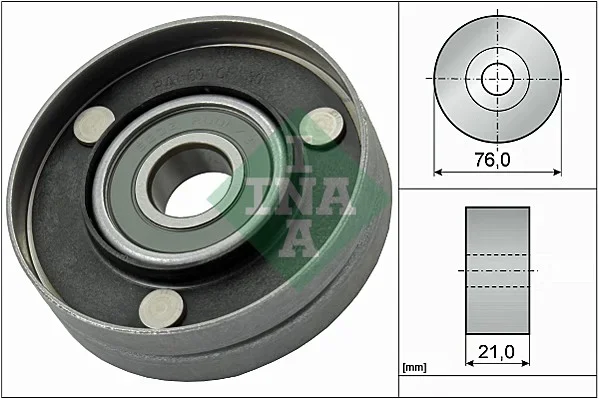 Vratna/vodici kladka, klinovy zebrovy remen Schaeffler INA 532056710