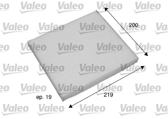 Filtr, vzduch v interiéru VALEO 698795