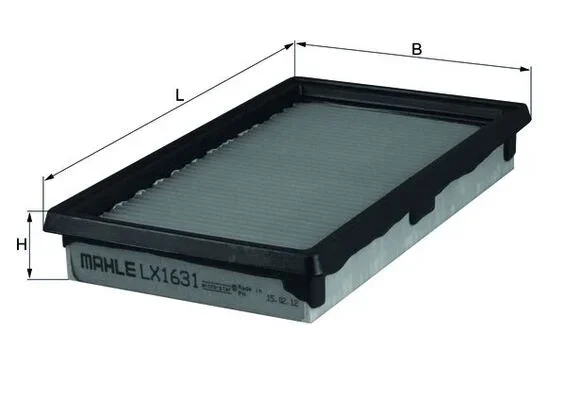 Vzduchový filtr MAHLE LX1631