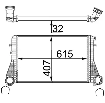 Chladič turba MAHLE CI83000S