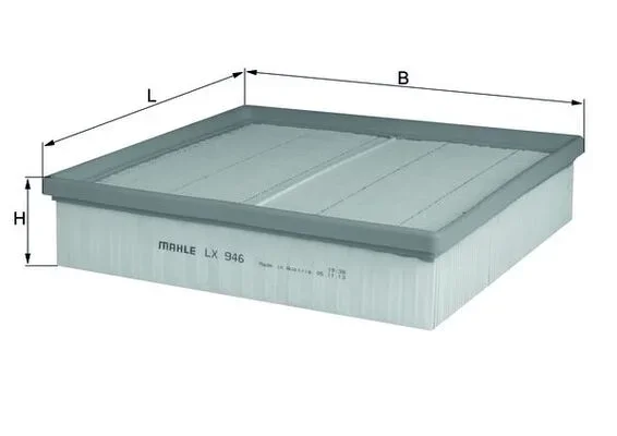 Vzduchový filtr MAHLE LX946