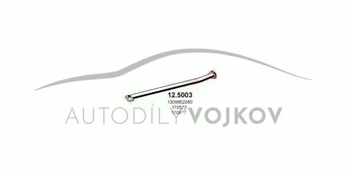 Díl výfuku přední v:6259 Díl výfuku přední v:6259