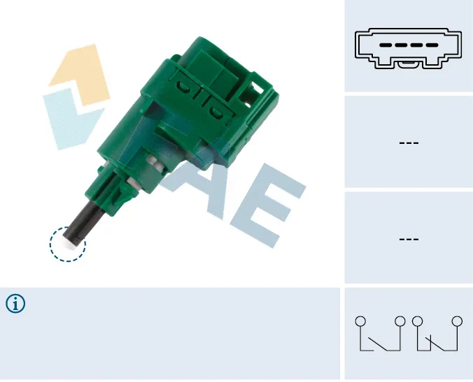 Spinac brzdoveho svetla FAE 24762