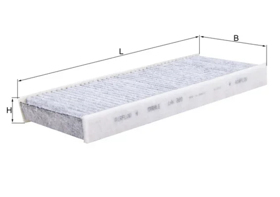 Filtr, vzduch v interiéru MAHLE LAK289