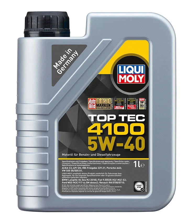 Motorový olej top tec 4100 5w-40 LIQUI MOLY 9510