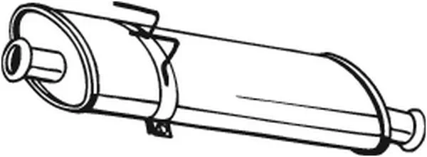 BS 200-825 Střední tlumič výfuku BOSAL