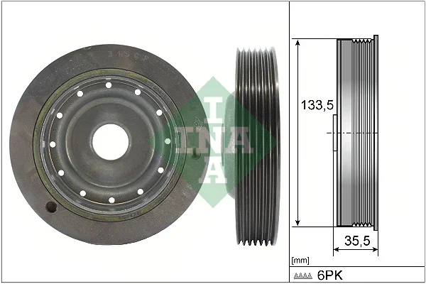 remenice, klikovy hridel Schaeffler INA 544009110