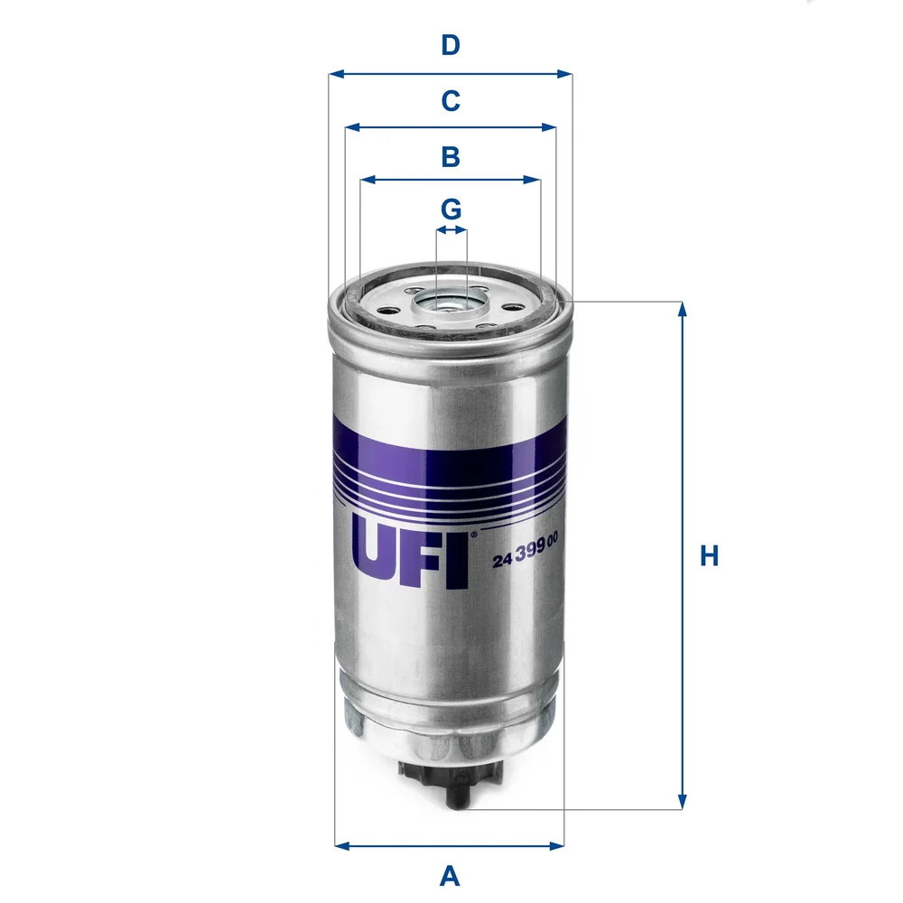 Palivový filtr UFI 24.399.00