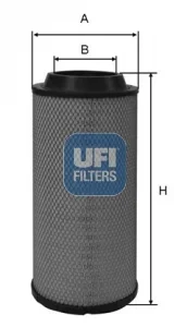 Vzduchový filtr UFI 27.508.00 – OE 16546-FA01A