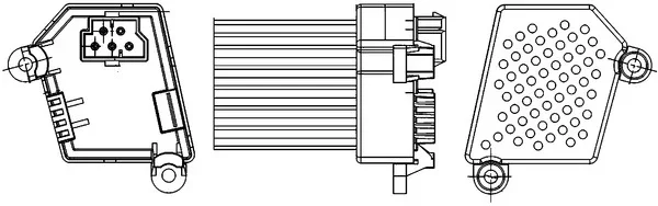 Regulace, vnitrni ventilace MAHLE ABR33000S
