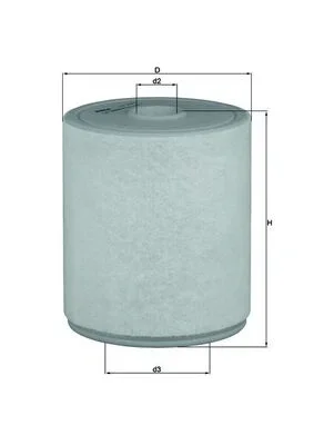 Vzduchový filtr KNECHT LX2049/4 – OE 4G0133843