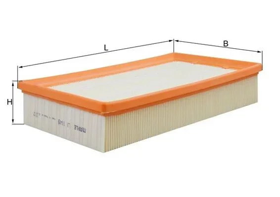 Vzduchový filtr MAHLE LX1649
