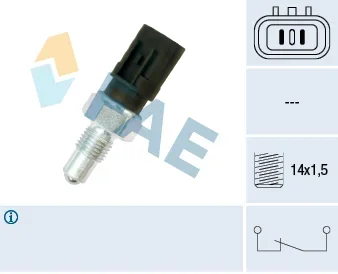 Spínač, světlo zpátečky FAE 41240