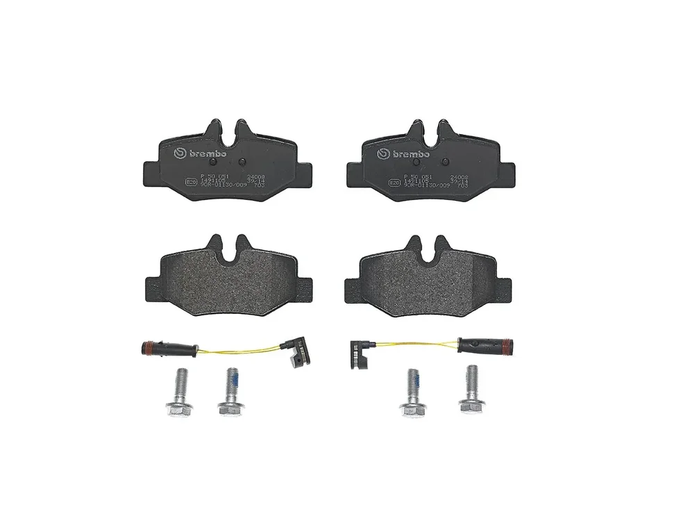 Sada brzdových destiček, kotoučová brzda BREMBO P50051