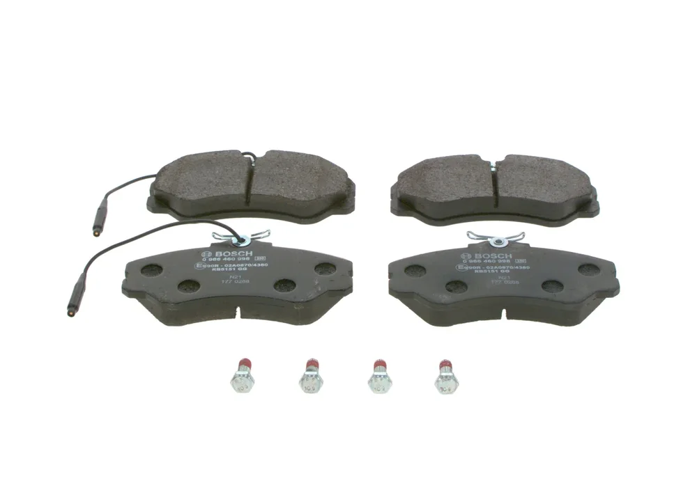 Sada brzdových destiček, kotoučová brzda BOSCH 0986460998