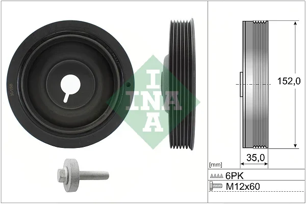 Sada remenice, klikova hridel Schaeffler INA 544005420 Sada remenice, klikova hridel Schaeffler INA 544005420
