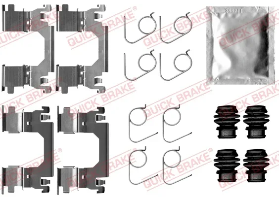 Sada prislusenstvi, oblozeni kotoucove brzdy QUICK BRAKE 109-0053 Sada prislusenstvi, oblozeni kotoucove brzdy QUICK BRAKE 109-0053